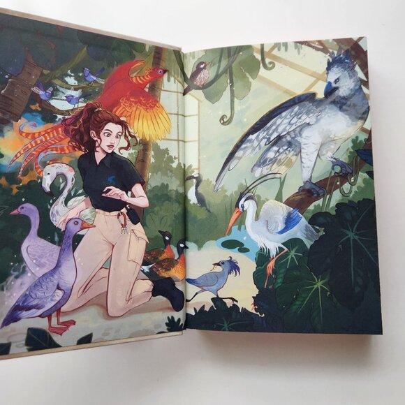 * SIGNED * Illumicrate The Phoenix Keeper By J.A. Maclean Hardcover Book - Picture 9 of 16